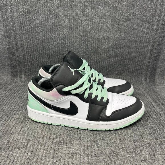 Nike Air Jordan 1 Low SE Tie Dye Black White Mens 10.5 DM1199-100